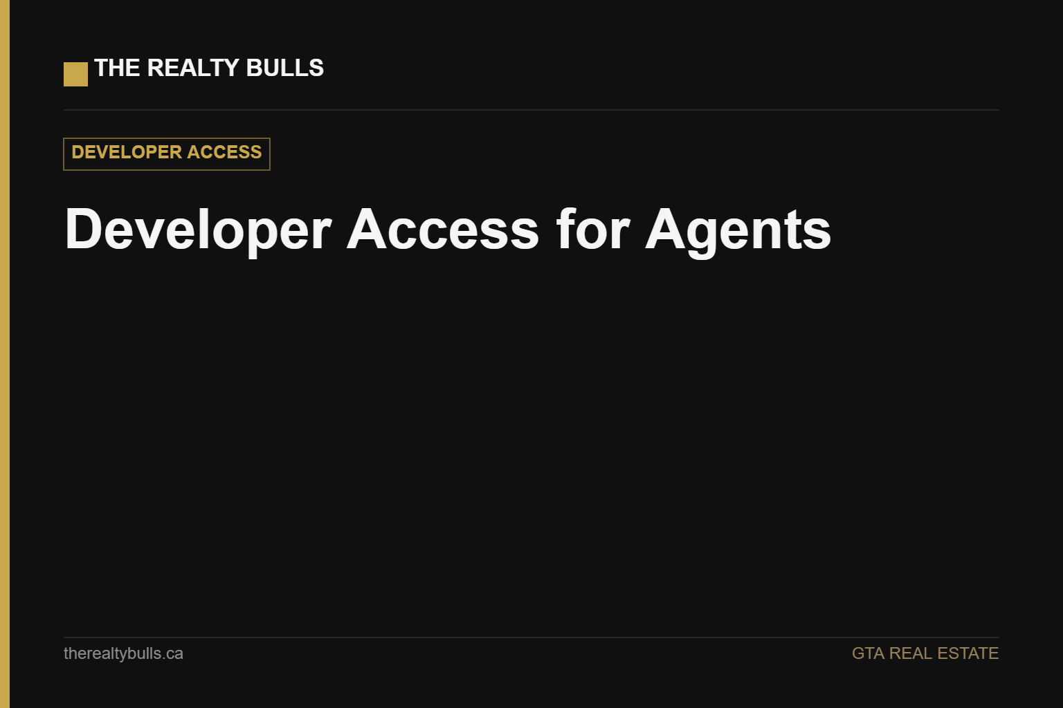 developer access for agents